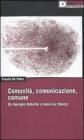 Comunit�, comunicazione, comune. Da Georges Bataille a Jean-Luc Nancy