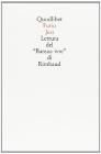 Lettura del �Bateau ivre� di Rimbaud