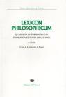 Lexicon philosophicum. Quaderni di terminologia filosofica e storia delle idee