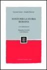 Fonti per la storia romana