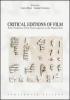 Critical editions of film. Film tradition, film transcription in the digital era