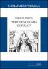 Whole volumes in folio