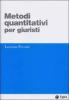 Metodi quantitativi per giuristi