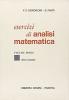Esercizi di analisi matematica vol.1