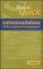 Letteratura italiana. Dalle origini al Cinquecento