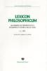Lexicon philosophicum. Quaderni di terminologia filosofica e storia delle idee