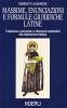 Massime, enunciazioni e formule giuridiche latine
