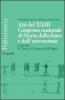 Atti del 23� Congresso nazionale di storia della fisica e dell'astronomia