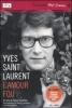 Yves Saint Laurent, l'amour fou. DVD. Con libro