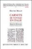 Carnets de voyage en Italie