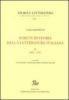 Scritti di storia della letteratura italiana vol.2