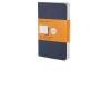 Moleskine. Quaderni a righe - set da 3 pezzi copertina blu