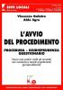 L' avvio del procedimento. Procedura, giurisprudenza, questionario