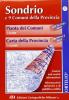Sondrio e 9 comuni della provincia. Pianta delle citt� 1:10.000. Carta della provincia 1:120.000