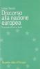 Discorso alla nazione europea