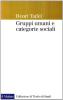 Gruppi umani e categorie sociali