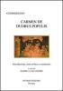 Carmen de duobus populis. Testo latino a fronte