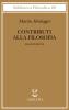 Contributi alla filosofia (Dall'evento)