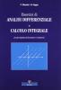 Esercizi di analisi differenziale e calcolo integrale