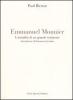 Emmanuel Mounier. L'attualit� di un grande testimone