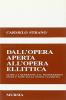 Dall'opera aperta all'opera ellittica