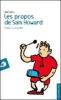 Les propos de Sam Howard. Recueillis par Jo� Mab