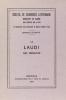 Le laudi del Piemonte (rist. anast.)