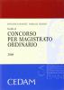 Guida al concorso per magistrato ordinario