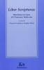 Liber scripturae. Miscellanea in onore di p. Francesco Tudda ofm