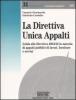La direttiva unica appalti