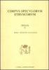 Corpus speculorum etruscorum. Italia vol.6.1
