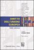 Diritto dell'Unione Europea. Parte speciale