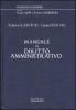 Manuale di diritto amministrativo