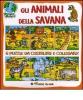 Gli animali della savana. Libro puzzle