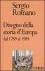 Disegno della storia d'Europa dal 1789 al 1989