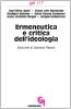 Ermeneutica e critica dell'ideologia