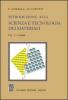 Introduzione alla scienza e tecnologia dei materiali vol.1