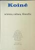 Scienza, cultura, filosofia