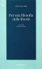Per una filosofia della libert�