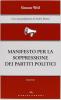 Manifesto per la soppressione dei partiti politici