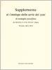 Supplemento al catalogo della serie dei conj di medaglie pontificie (rist. anast. 1884)