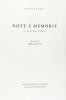 Note e memorie-Collected papers