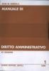 Manuale di diritto amministrativo
