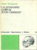 La proposta politica di De Gasperi