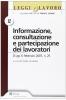 Informazione, consultazione e partecipazione dei lavoratori