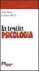 La tesi in psicologia