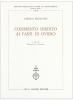 Commento inedito ai Fasti di Ovidio