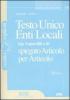 Testo Unico enti locali spiegato articolo per articolo