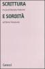 Scrittura e sordit�