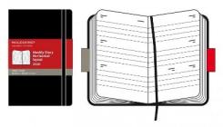 Moleskine large weekly. Agenda settimanale 2010 copertina rigida nera. Orizzontale